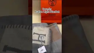Watch TV series and videos at home with the air conditioner on. Try this Herm&egrave;s blanket #blanket