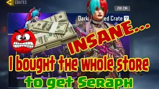 *INSANE*DARKLY DIVIDED Crate FULL unlock with SERAPH KITTY SIX and ICR HOT HEAT in Cod mobile Codm