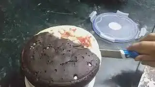 2 in 1 cake | half and half cake recipe | vanilla and chocolate cake in one mould | eagless cake