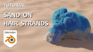 Blender Tutorial - Procedural Shading - Sand on Hair Strands