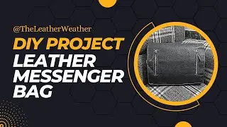 Leather Messenger Bag Making | Leather Bag Making | Front Flap | Part 2
