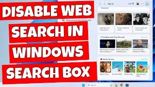 How To Disable Internet Search In The Windows 11 Start & Search Boxes