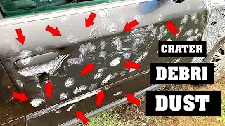How to Remove Debris, Dust and Craters on the Clear Coat After Painting a Car
