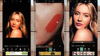 Ретушь лица и кожи в Picsart &mdash; использование инструмента &laquo;Ретушь&raquo;