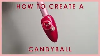 CANDY BALL | BUBBLE ROSE Nail Art 💅 nail tutorial