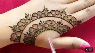 Very beautiful stylish mehndi design latest back hand mehndi design Mehandi ka design mehandi