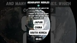 This Lightning Fast Geography Riddle Will Test Your Mind