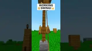 ⚒️MAKE a Working Swing in Minecraft! (Bumble Bee) #shorts #minecraftshorts