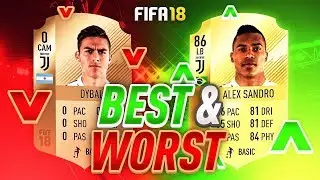 BEST AND WORST PLAYERS IN FIFA 18! - FIFA 18 ULTIMATE TEAM