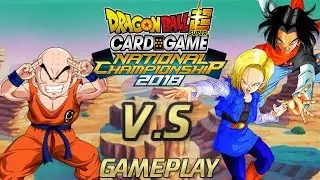 KRILLIN VS ANDROIDS BATTLE! CORE TCG DBS REGIONALS