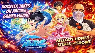 Rooster Takes on Arcade Gamer Fubuki - Melody Honey Steals the Show!