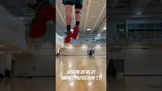 LeBron 20 vs 21 Impact Protection - both stellar !! #lebron20 #lebron21 #shorts #reels #nike #review