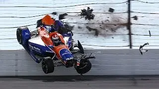 Charlie Kimball Big Crash 2015 Pocono Qualifying  [INDYCAR]