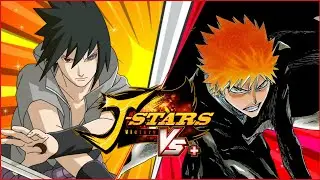 Sasuke Uchiha vs Ichigo Kurosaki (Naruto vs Bleach) - J-Stars Victory VS