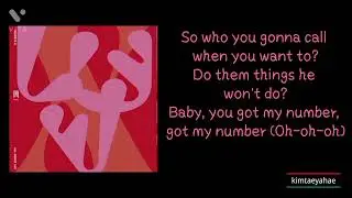 Monsta X - Got My Number with lyrics...✨#monstax #monsta_x