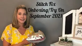 Stitch Fix Unboxing/Try On September 2021 (Fall Transition Pieces PLUS $25 Referral Link!!❤️🍁🍂)