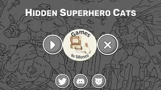 Hidden Superhero Cats. Walkthrough