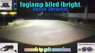FOGLAMP BILED 3INCH IBRIGHT BLUE LENS