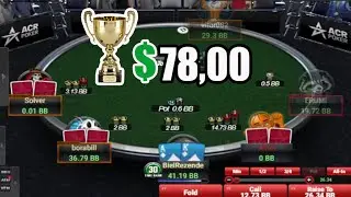 I dominated the final table! 💪 Insane victory in the Americas Cardroom Sit On Demand.