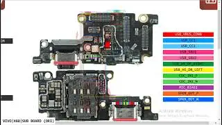 VIVO X60 V2046A Charging data Mic Ringgar Problem USB OR Board No Sim Card Emargency Call Problem Wa