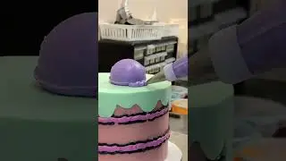 Buttercream Pop Art Style Cake