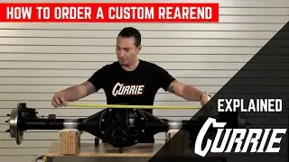 HOW TO ORDER A CUSTOM REAREND | EXPLAINED