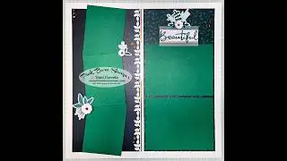 Watercolor In Bloom Paper Pumpkin Scrapbook Layout! #scrapbooking #tutorial