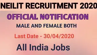 National Institute of Electronics and Information Technology (NIELIT) Recruitment | NEILIT | NIC