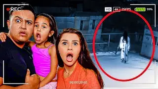 We Saw A Little GIRL in Our Security CAMERAS at Night!! *MUST WATCH*
