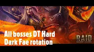 Doom Tower hard all bosses - Dark Fae rotation | Raid Shadow Legends