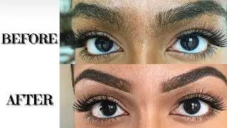2018 EYEBROW TUTORIAL! PLUCKING + SHAPING + MAKEUP TIPS. EYEBROW TRANSFORMATION!