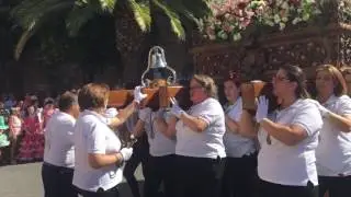 Salida de la Virgen del Rosario Mancha Real. 7/10/2016.