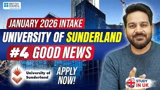 University of Sunderland London Campus | Open for January Intake 2026 UK | Apply Now