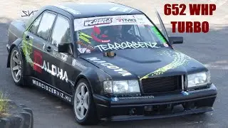 Mercedes Drift M104 TURBO 3200 cc 652 WHp 728 Nm Drift car