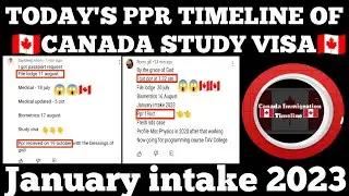 PPR Canada timeline today 19.Oct😍🇨🇦#canada ppr timeline #canada #Refusal study visa # canada refusal