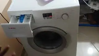 Bosch 6kg front load washing machine demo malayalam