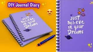 Как сделать дневник-журнал дома 🌟 Самодельные материалы для дневника😍 #craftersworld #journal #di...