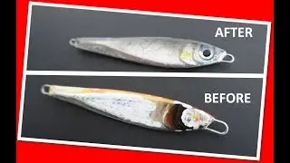 DIY Foil Wrap for a Slow Jig / Ремонт на пилкер