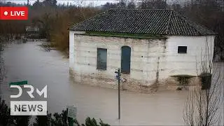 LIVE: Ubrique Under Water &ndash; Heavy Rains from Storm Marta Flood Andalusia Town in Spain