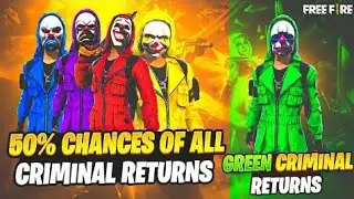 UPCOMING EVENTS IN FF - Green Criminal Return - Black Turtleneck Return - Tropical Ring Event