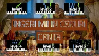 Ingeri Mii In Ceruri Canta PIANO TUTORIAL  Cristian Chifan