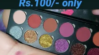 Pigmented eyeshadow palette under 100