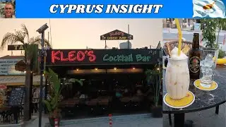 Coral Bay Avenue, Paphos Cyprus - Sundowners @ Kleo's Cocktail Bar.