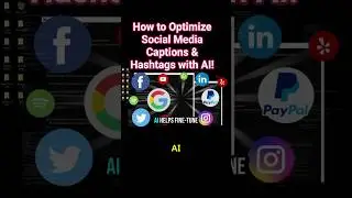 How to Optimize Social Media Captions & Hashtags with AI! #aitools #ai #aivideo