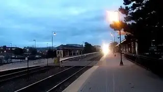 SLRG Iowa Pacific E8 515 nee CNW5029B 518 5030B Deerfield Metra arriving