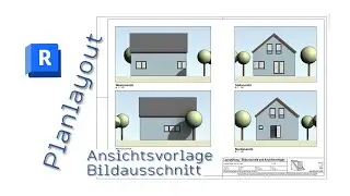 Revit - Ansichtsvorlage Bildausschnitt Planlayout