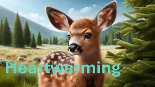 Doe and Fawn: A Serene Riverside Moment