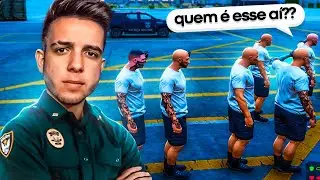 INVADI O RECRUTAMENTO DA PM no GTA RP (FOI MUITO ENGRAÇADO)