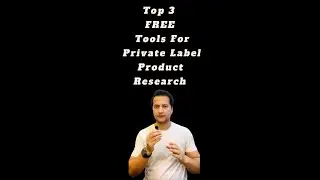 Top 3 FREE Tools For Private Label Product Research #privatelabel #amazonseller #sellonamazo #shorts