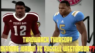 Thursday Throwback NCAA 14  (DeAndre Jordan vs Russell Westbrook)